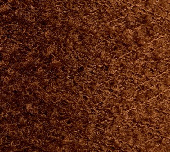 Zimpfer Wolle Selezione Art. Baby Yak Bouclerino Nm 1/10000 – Kaschmir Baby-Yak Garn col. Tabak